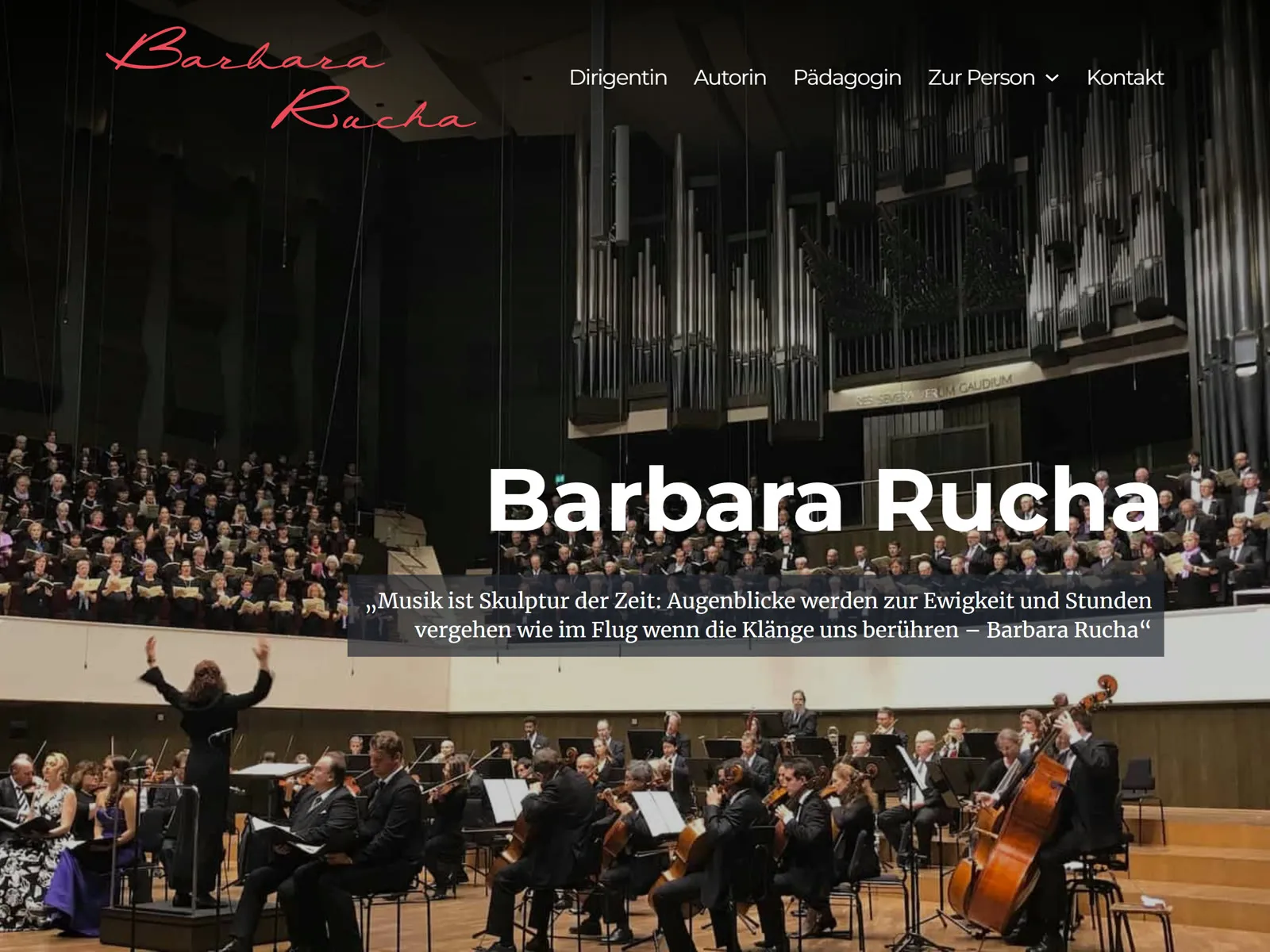 Website-Vorschau Barbara Rucha