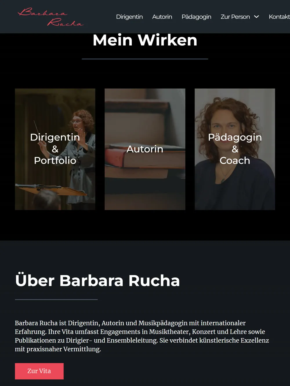 Barbara Rucha, Tablet-Ansicht