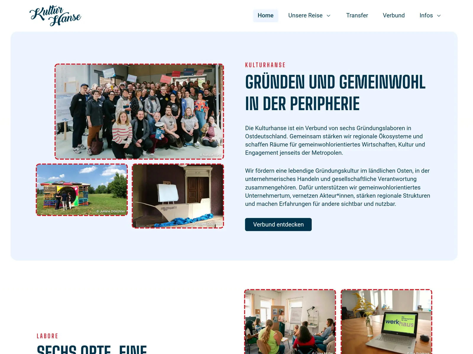 Website-Vorschau Kulturhanse