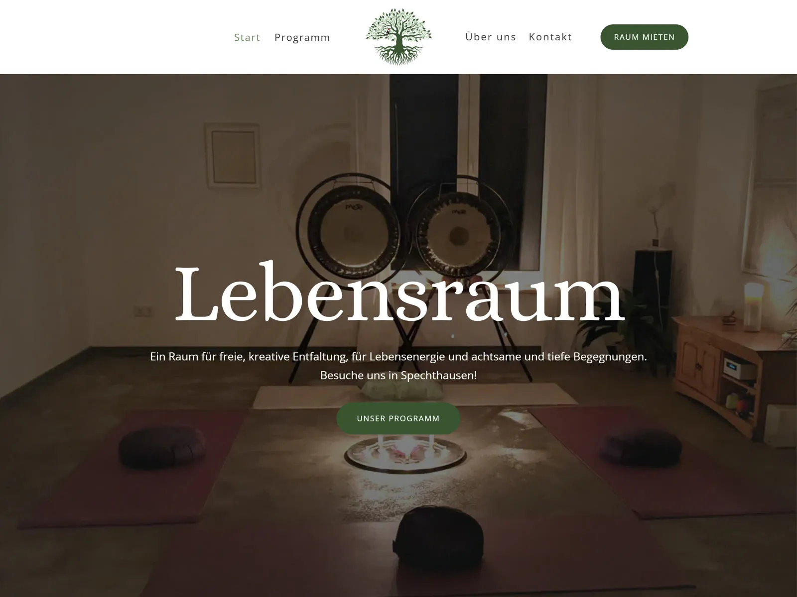 Website-Vorschau Lebensraum Spechthausen
